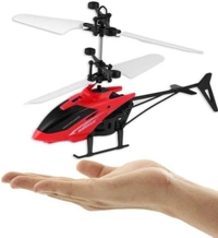 Kids Flying Helicopter with Remote Control (Multicolour) - 19 cm x 6 cm, Multicolour